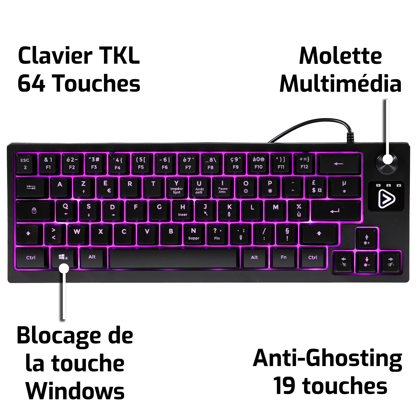 CA-50 Clavier Gaming TKL
